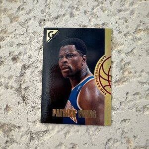 Patrick Ewing Basketball Card - Blue & Gold